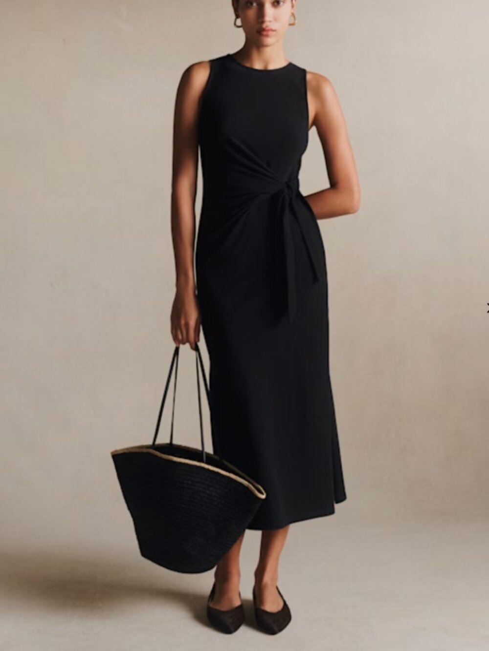 Sezane Pippaé Dress Black - Size S